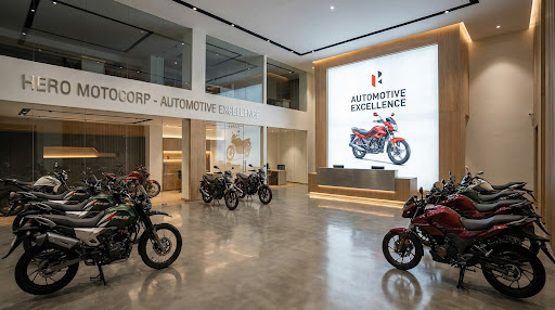 Premium motorcycle showroom